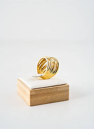Bague matériaux métal or ROBBEZ MASSON femme