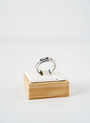 Bague ornement oxyde de zirconium argent ROBBEZ MASSON femme