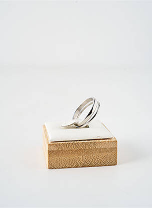 Bague matériaux métal argent ROBBEZ MASSON femme