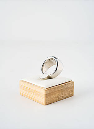Bague matériaux métal argent ROBBEZ MASSON femme