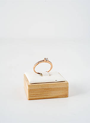 Bague ornement oxyde de zirconium rose ROBBEZ MASSON femme