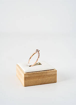 Bague ornement oxyde de zirconium rose ROBBEZ MASSON femme