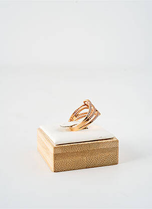 Bague ornement oxyde de zirconium rose ROBBEZ MASSON femme