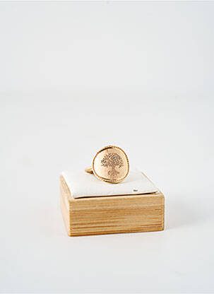 Bague matériaux plaqué or or LA COQUE DE NACRE femme