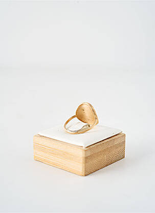 Bague matériaux plaqué or or LA COQUE DE NACRE femme