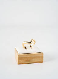 Bague matériaux plaqué or or LA COQUE DE NACRE femme