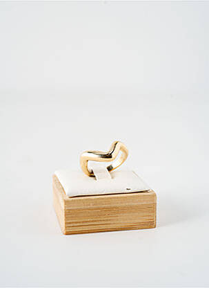 Bague matériaux plaqué or or LA COQUE DE NACRE femme