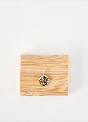 Pendentif ornement oxyde de zirconium or LA COQUE DE NACRE femme
