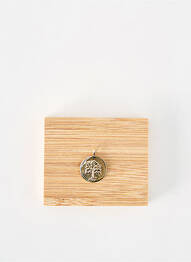 Pendentif matériaux plaqué or or LA COQUE DE NACRE femme