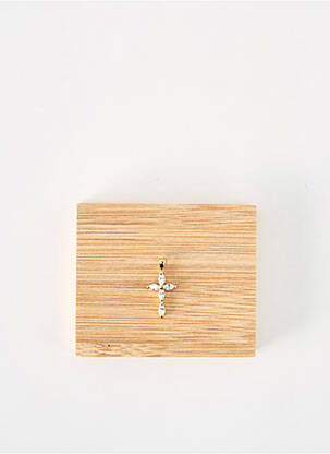 Pendentif ornement oxyde de zirconium or LA COQUE DE NACRE femme