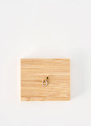 Pendentif ornement oxyde de zirconium or CLEMENT COUTY femme