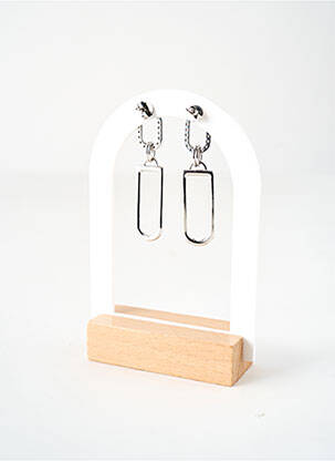 Boucles d’oreilles matériaux argent argent SIF JAKOBS femme