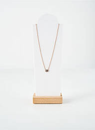 Collier matériaux plaqué or rose ROBBEZ MASSON femme
