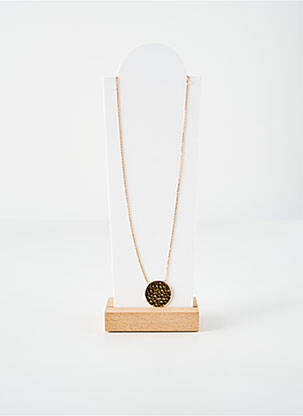 Collier matériaux plaqué or or LA COQUE DE NACRE femme