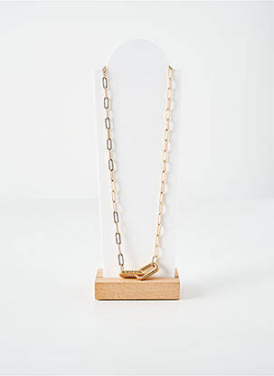 Collier matériaux plaqué or or COQUE DE NACRE femme