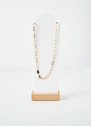 Collier matériaux plaqué or or LA COQUE DE NACRE femme