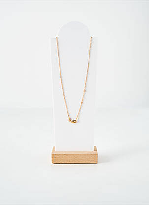 Collier matériaux plaqué or or LA COQUE DE NACRE femme