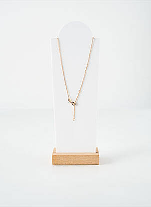 Collier matériaux plaqué or or LA COQUE DE NACRE femme