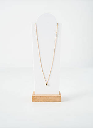 Collier matériaux plaqué or or COQUE DE NACRE femme