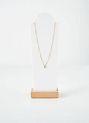Collier matériaux plaqué or or LA COQUE DE NACRE femme