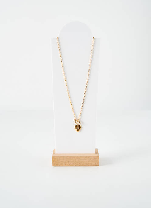 Collier fermeture fermoir en t or LA COQUE DE NACRE femme