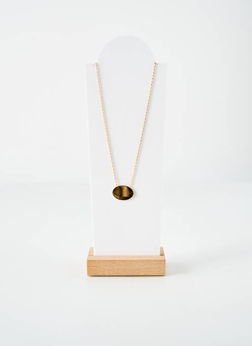 Collier matériaux plaqué or or LA COQUE DE NACRE femme