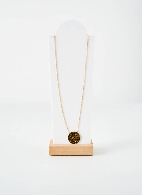 Collier matériaux plaqué or or LA COQUE DE NACRE femme