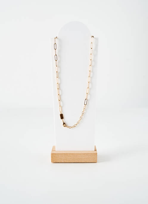 Collier matériaux plaqué or or LA COQUE DE NACRE femme