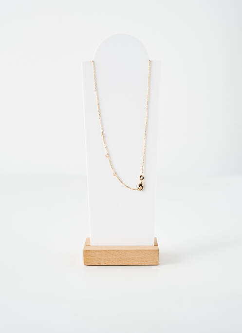 Collier matériaux plaqué or or LA COQUE DE NACRE femme