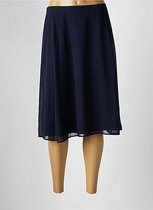 Jupe mi-longue taille normale bleu FRANCE RIVOIRE femme