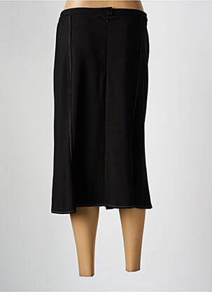 Jupe mi-longue stretch noir FRANCE RIVOIRE femme