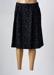 Jupe mi-longue stretch noir ANDAMIO femme