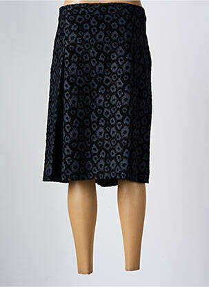 Jupe mi-longue stretch noir ANDAMIO femme