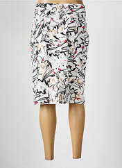 Jupe mi-longue blanc FRANCE RIVOIRE pour femme seconde vue