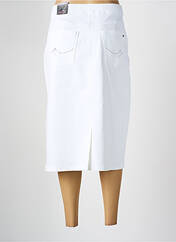 Jupe mi-longue blanc TONI pour femme seconde vue