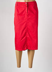 Jupe mi-longue rouge FRANCE RIVOIRE pour femme seconde vue