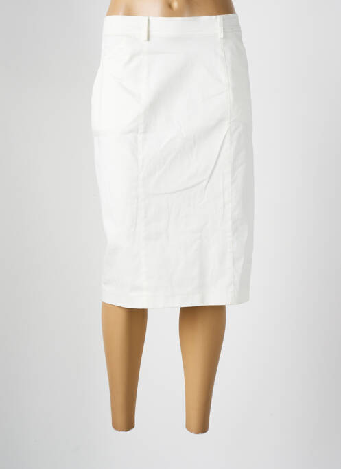 Jupe mi-longue beige JEAN DELFIN pour femme