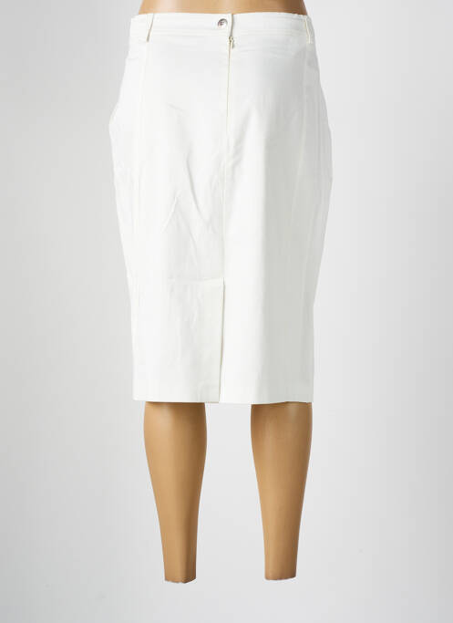 Jupe mi-longue beige JEAN DELFIN pour femme