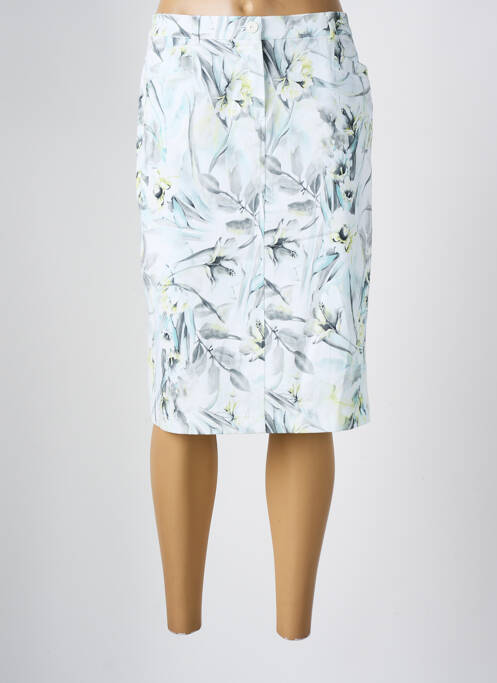 Jupe mi-longue blanc FRANK WALDER pour femme