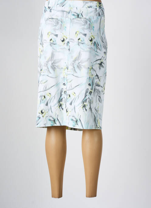 Jupe mi-longue blanc FRANK WALDER pour femme