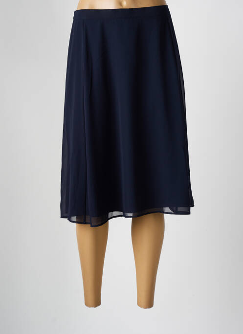 Jupe mi-longue bleu FRANCE RIVOIRE pour femme