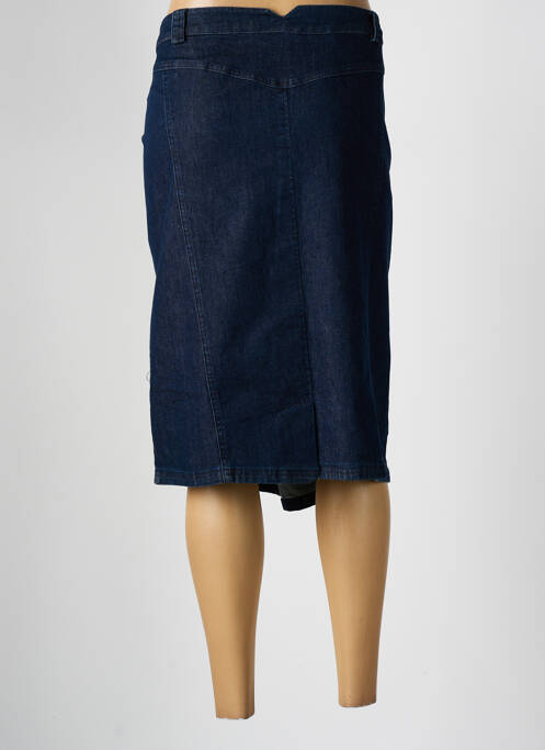 Jupe mi-longue bleu FRANCE RIVOIRE pour femme
