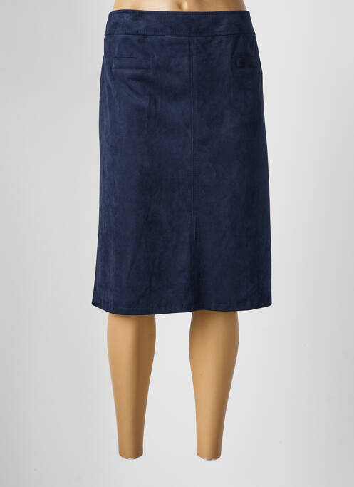 Jupe mi-longue bleu FRANK WALDER pour femme