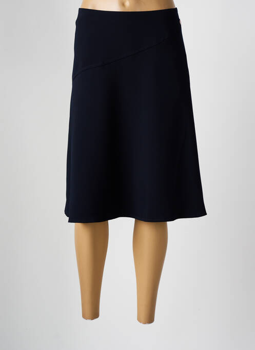 Jupe mi-longue bleu TONI pour femme