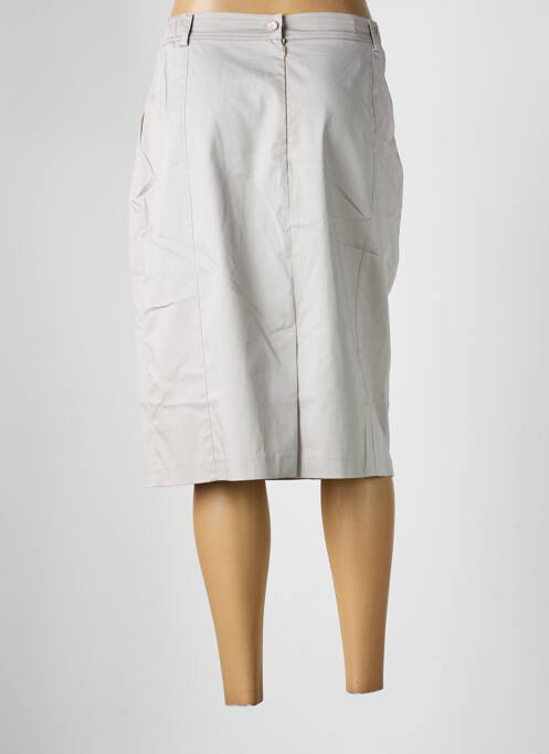 Jupe mi-longue gris JEAN DELFIN pour femme