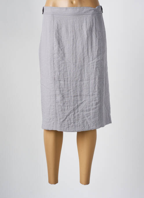 Jupe mi-longue gris JEAN DELFIN pour femme