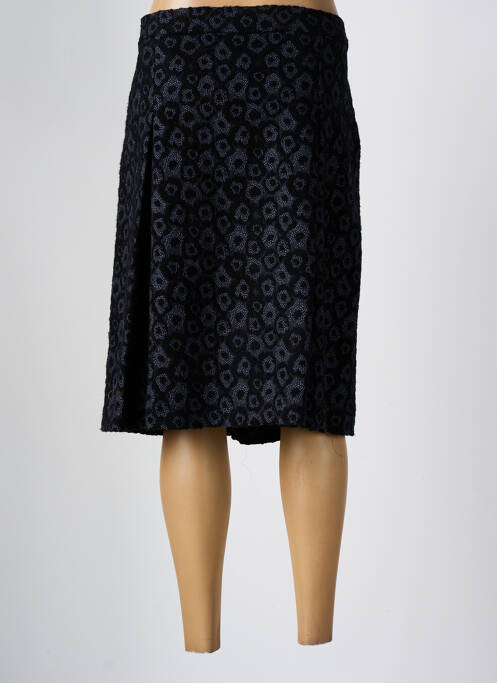 Jupe mi-longue noir ANDAMIO pour femme