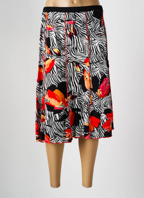 Jupe mi-longue noir FRANCE RIVOIRE pour femme