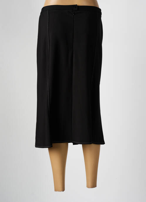 Jupe mi-longue noir FRANCE RIVOIRE pour femme
