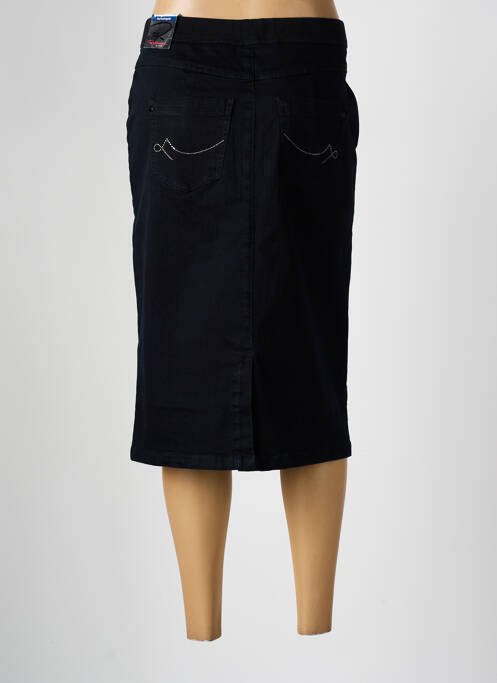 Jupe mi-longue noir TONI pour femme